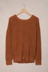 Cross Back Hollow-Out Sweater